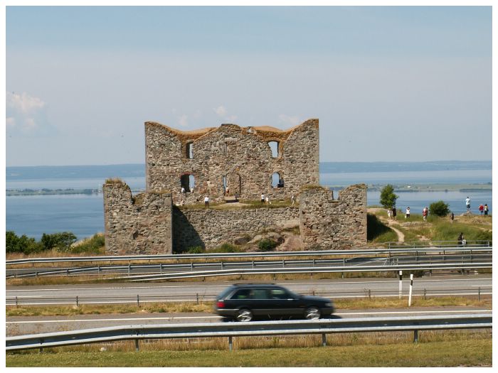 Brahehus vid vtterns strand.