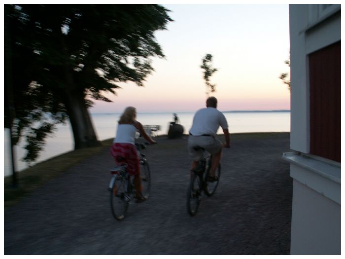 P cykeltour genom Landskrona med sa och Peter.