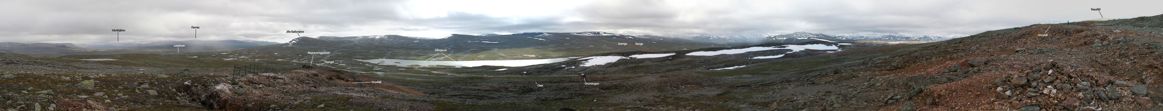 Panoramabild frn verberget. Scrolla till hger fr att se mer... -------->