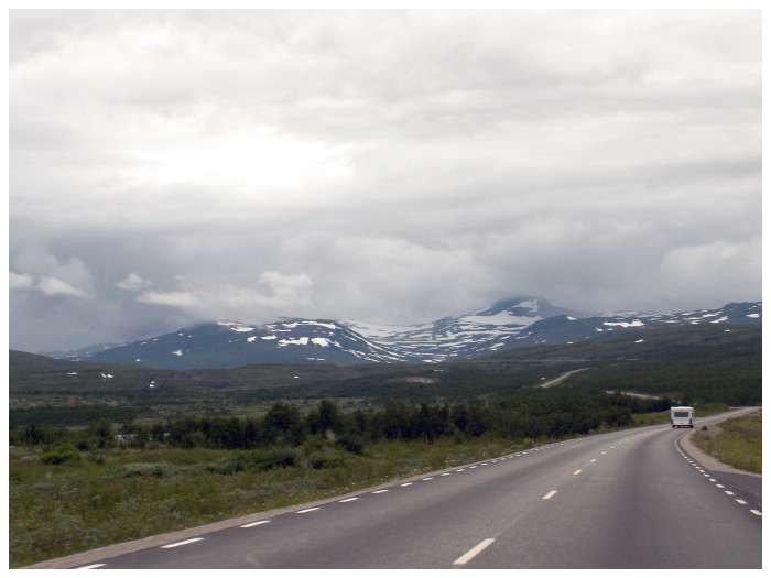 Ett par kilometer till norska grnsen.