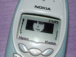 Nokia skärmsläckare bröst